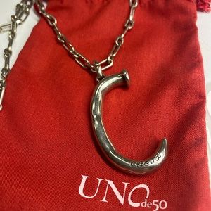 UNO de 50 Necklace & Letter C